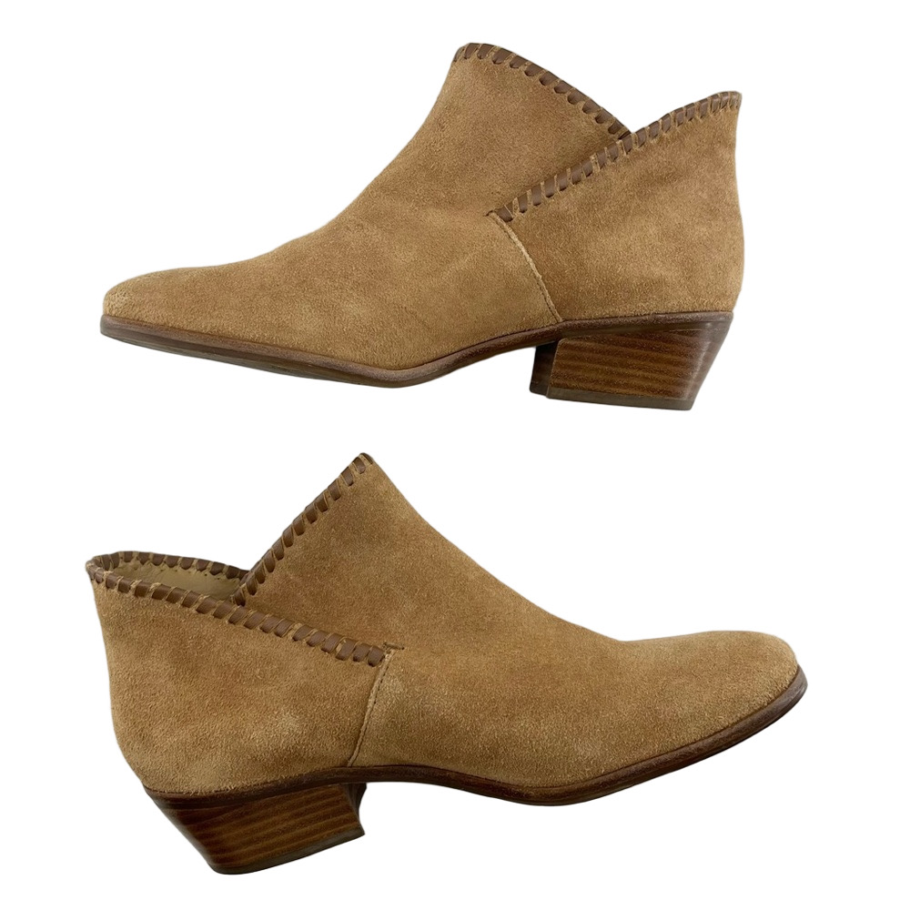 Camel Suede Jack Rogers Sadie Ankle Booties